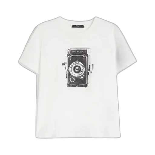 Weekend Max Mara Graphic Printed Crewneck T-Shirt