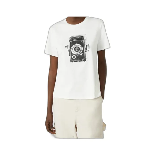 Weekend Max Mara Graphic Printed Crewneck T-Shirt
