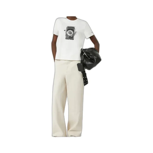 Weekend Max Mara Graphic Printed Crewneck T-Shirt