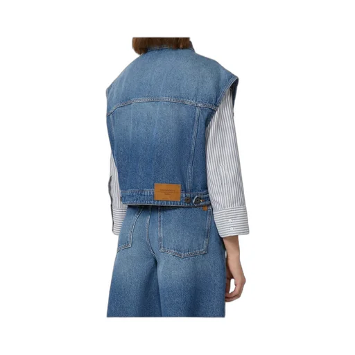 Cotton Denim Gilet