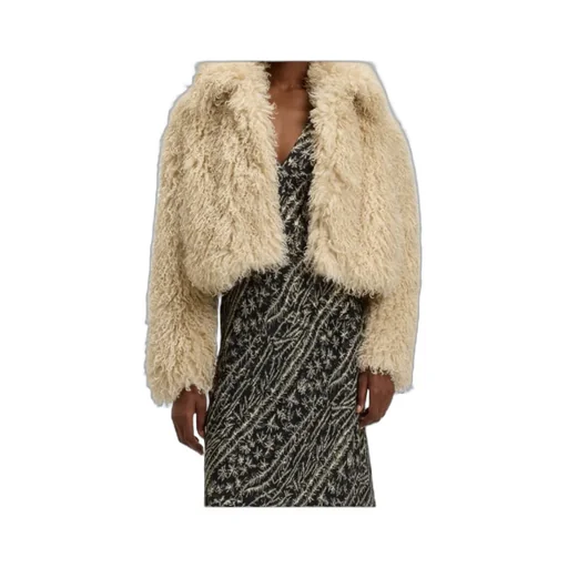 Boss Hugo Boss Faux Fur Cropped Jacket