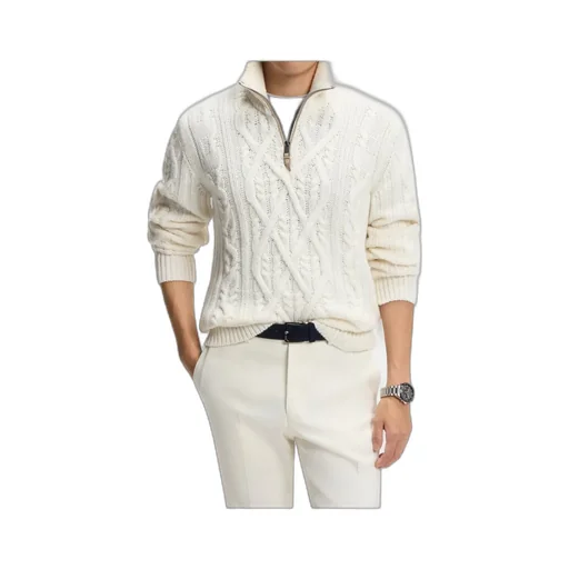 Boss Hugo Boss Half-Zipped High Neck Jumper