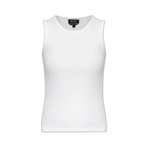 A.P.C. Logo Embroidered Knitted Top
