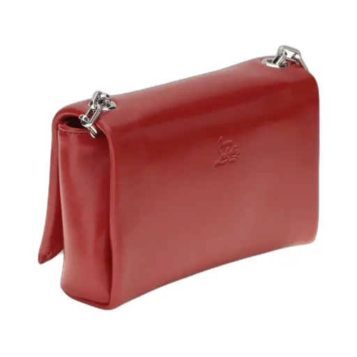 Logo Calfskin Shoulder Bag