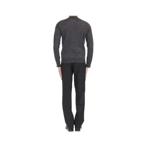 Mm6 Maison Margiela Numeric Crew-Neck Knitted Jumper