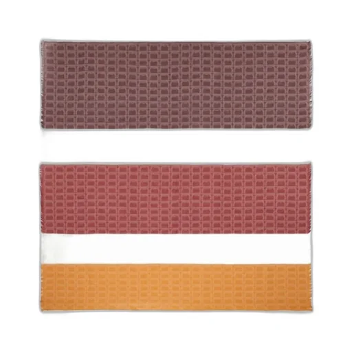 Ferragamo Gancini Colourblock Frayed-Edge Scarf
