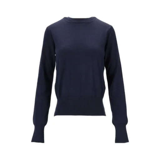 Ami Crew Neck Fine-Knitted Top