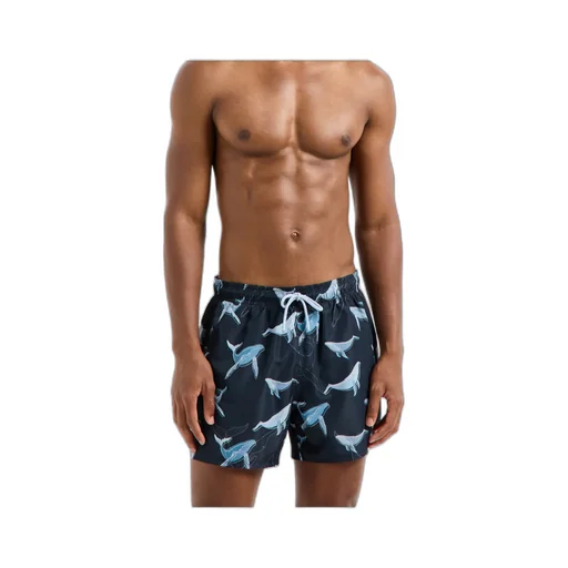 Sea Animals-Pattern Swim Shorts