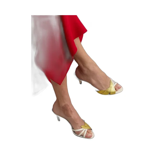 Open-Toe High-Heeled Sandals