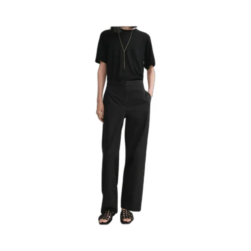 TotÊMe Twisted-Seam Straight Leg Trousers