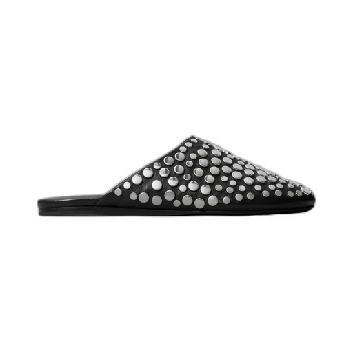 Tory Burch Stud Detailed Round-Toe Mules