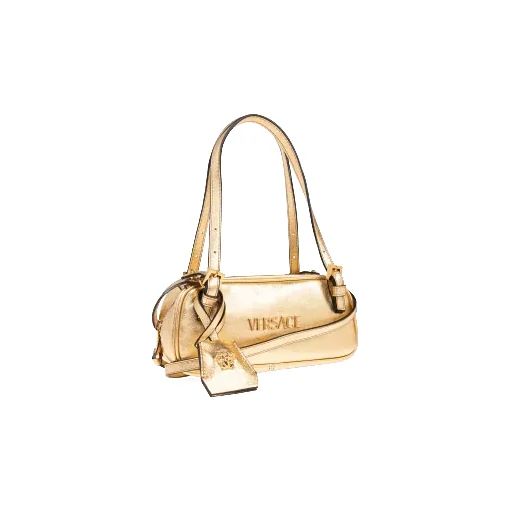 Versace Tag Bowling Zipped Mini Shoulder Bag
