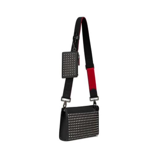 Christian Louboutin Studded Zip Clutch Bag
