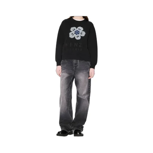 Kenzo Boke Flower Embroidered Sweatshirt