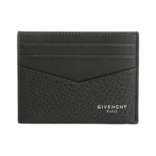 Card Holder In Grained Leather