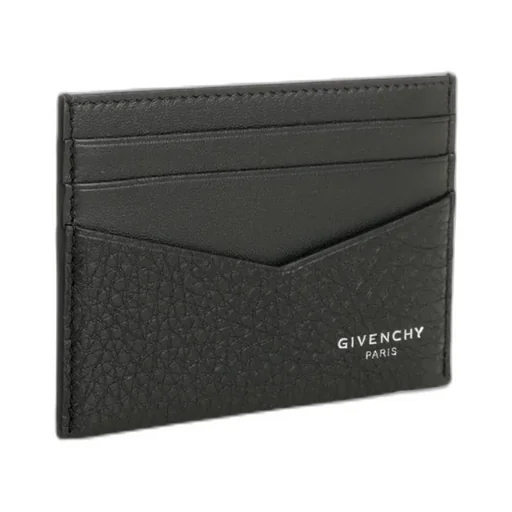 Card Holder In Grained Leather