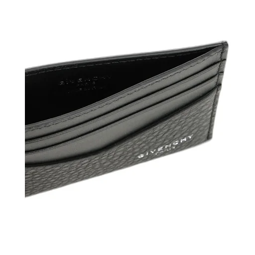 Card Holder In Grained Leather