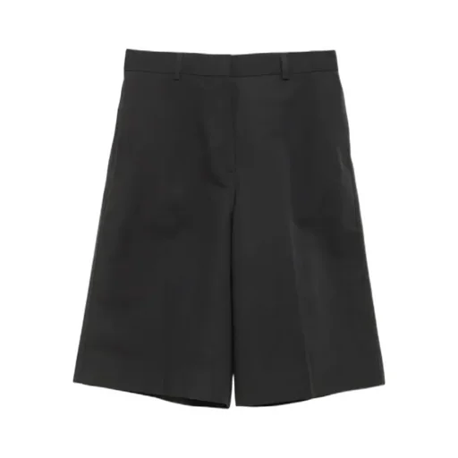Tailored Wide-Leg Shorts