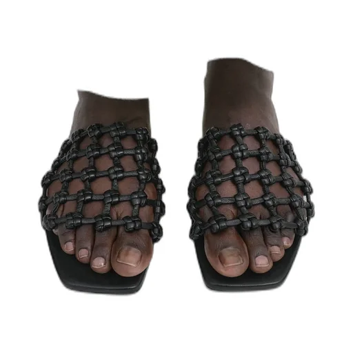Braided Leather Sandals