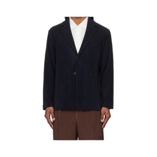 Homme Plissé Issey Miyake Basics Buttoned Blazer