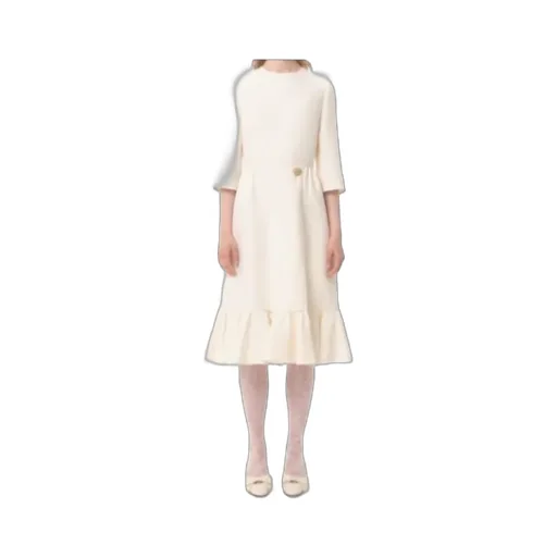 Crepe Couture Midi Dress