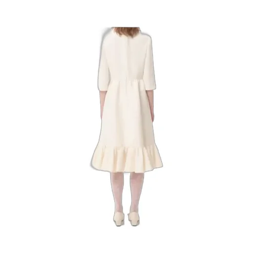 Crepe Couture Midi Dress