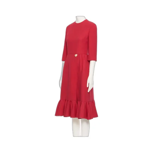 Crepe Couture Midi Dress