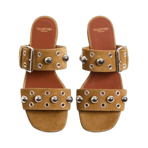 NellcÔTe Crust Leather Slide Sandal