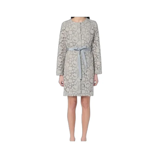 Parosh Lace Detailed Long Jacket