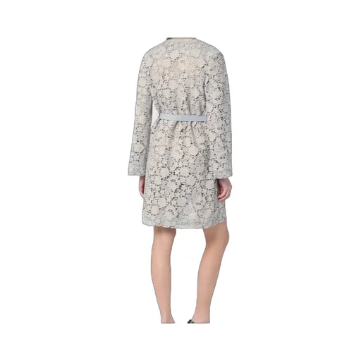 Parosh Lace Detailed Long Jacket