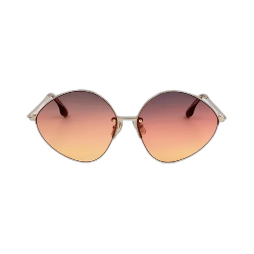 Victoria Beckham Oval-Frame Sunglasses