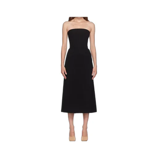 Noctula Crepe Midi Dress