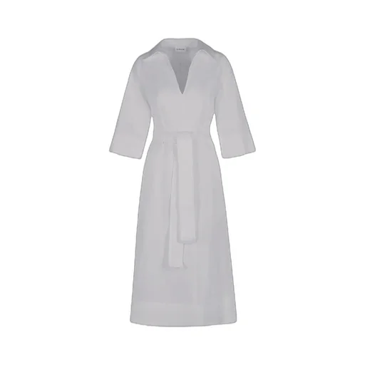 P.A.R.O.S.H. Collared Tie-Detailed Dress
