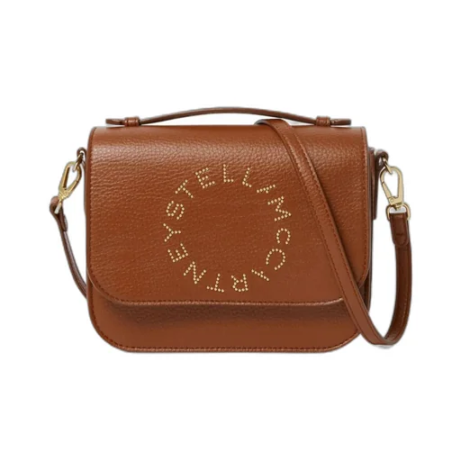 Stella Mccartney Stella Logo Foldover Top Crossbody Bag