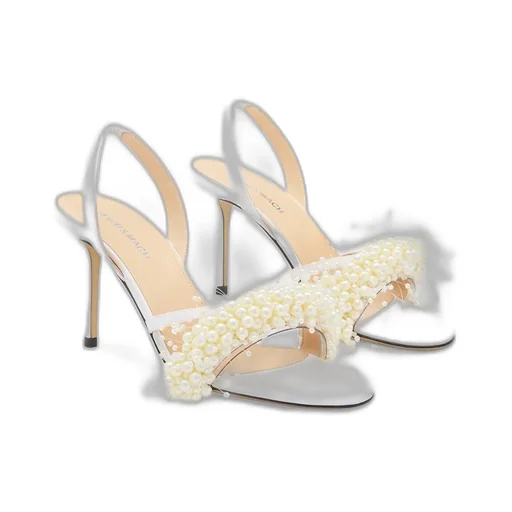 Round Toe High Heel Sandals