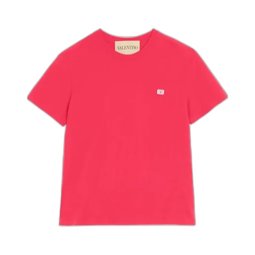 Valentino Logo Patch Crewneck T-Shirt