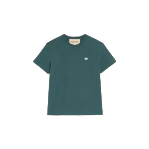 Valentino Garavani Logo Patch Crewneck T-Shirt