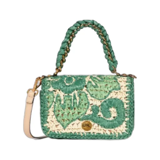 Etro Mini Woven Bond Bag
