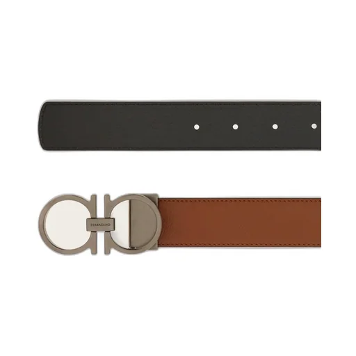 Ferragamo Gancini Buckle Reversible Belt