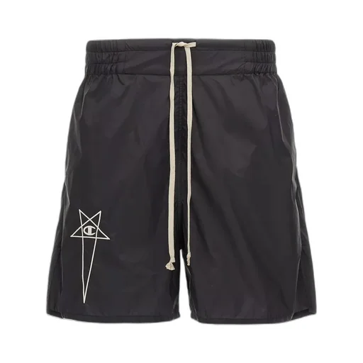 Rick Owens X Champion Drawstring Bermuda Shorts