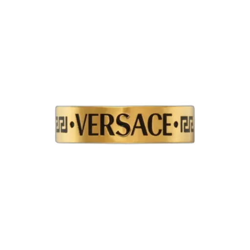 Versace Logo Engraved Ring