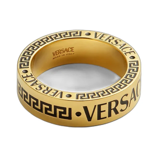 Versace Logo Engraved Ring