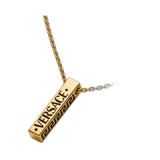 Versace Logo Pendant Necklace