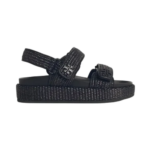 Tory Burch Kira Woven Dual-Band Sport Sandals