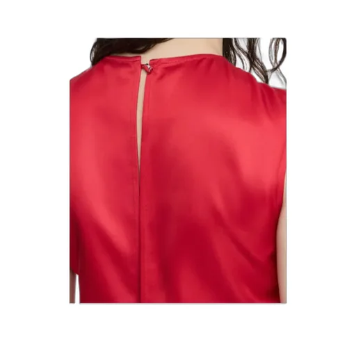 Draped Hem Sleeveless Top
