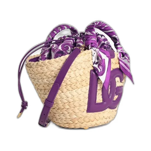 Dolce & Gabbana Small Kendra Logo Patch Shopper Bag