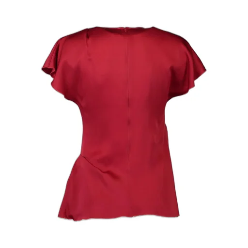 Short-Sleeve Draped Top