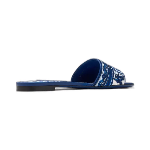 Dolce & Gabbana Logo Detailed Slip-On Slides