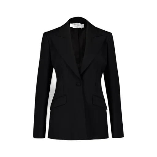 Single-Button Wool Blazer