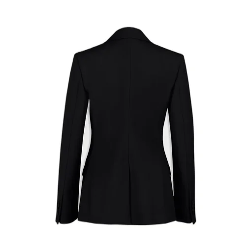 Single-Button Wool Blazer